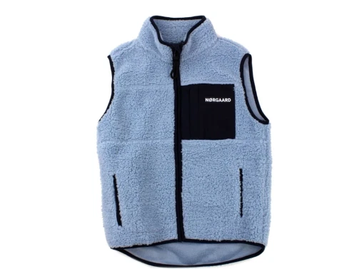 Mads Nørgaard fleecevest Vilads faded denim